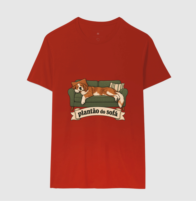 Camiseta Cachorro Sofá "plantão do sofá" | Pelo & Pano - Imagem 10