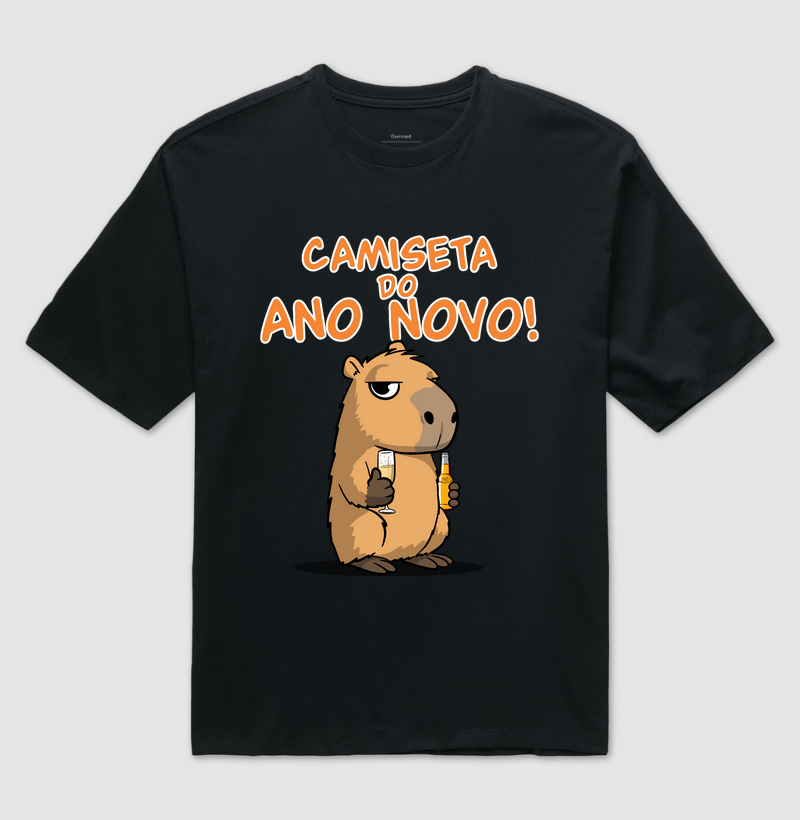 Camiseta Capivara Ano Novo - Imagem 2