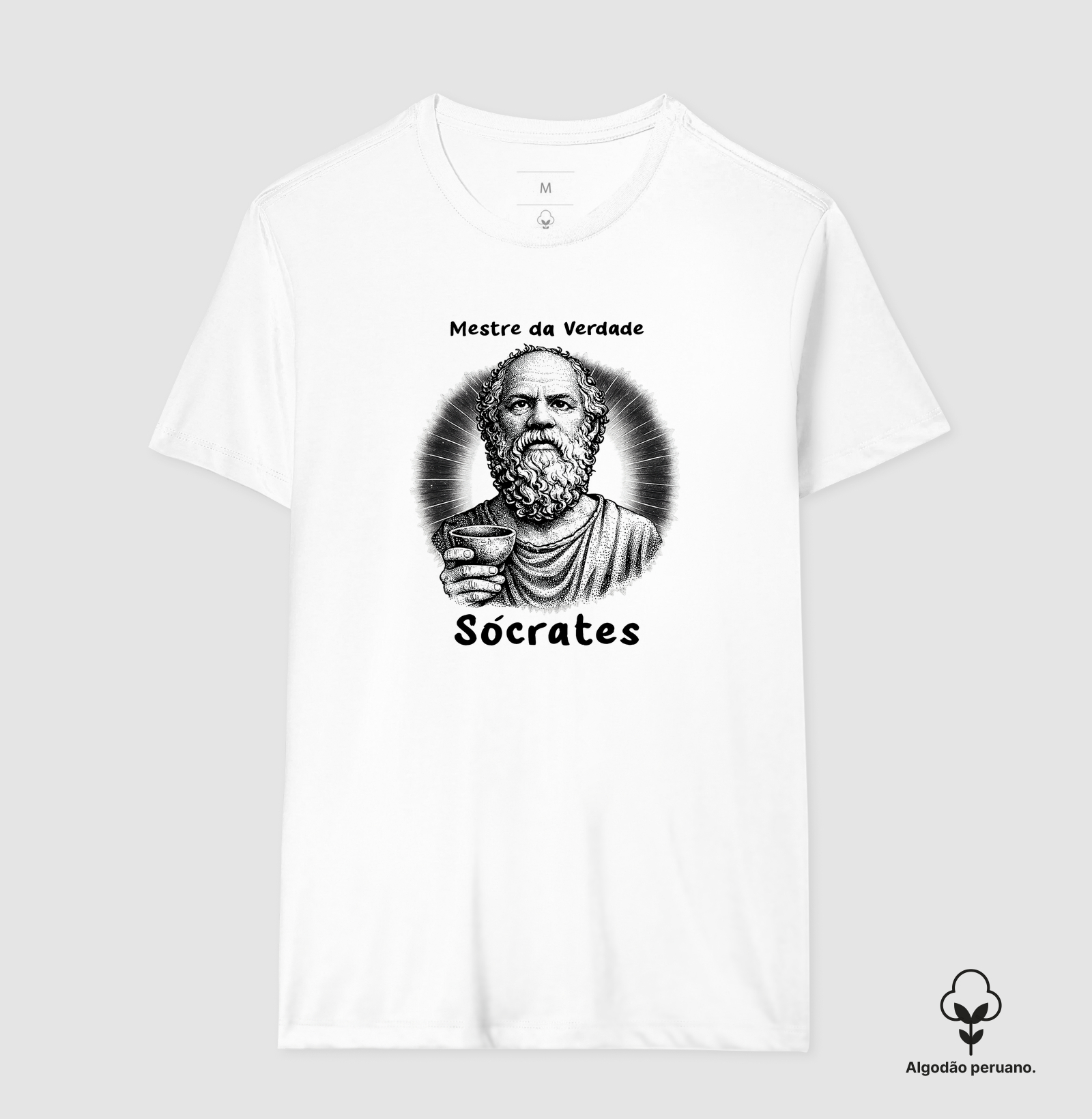 Sócrates • Mestre da Verdade (algodão peruano) - Imagem 6