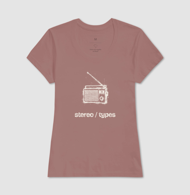 Rádio Portátil · Carvão · Traço Claro · STEREO TYPES - Imagem 13