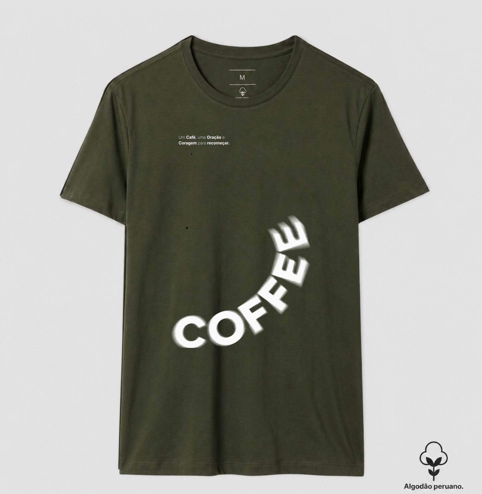 Camiseta Café & Recomeço — Algodão Peruano - Imagem 5