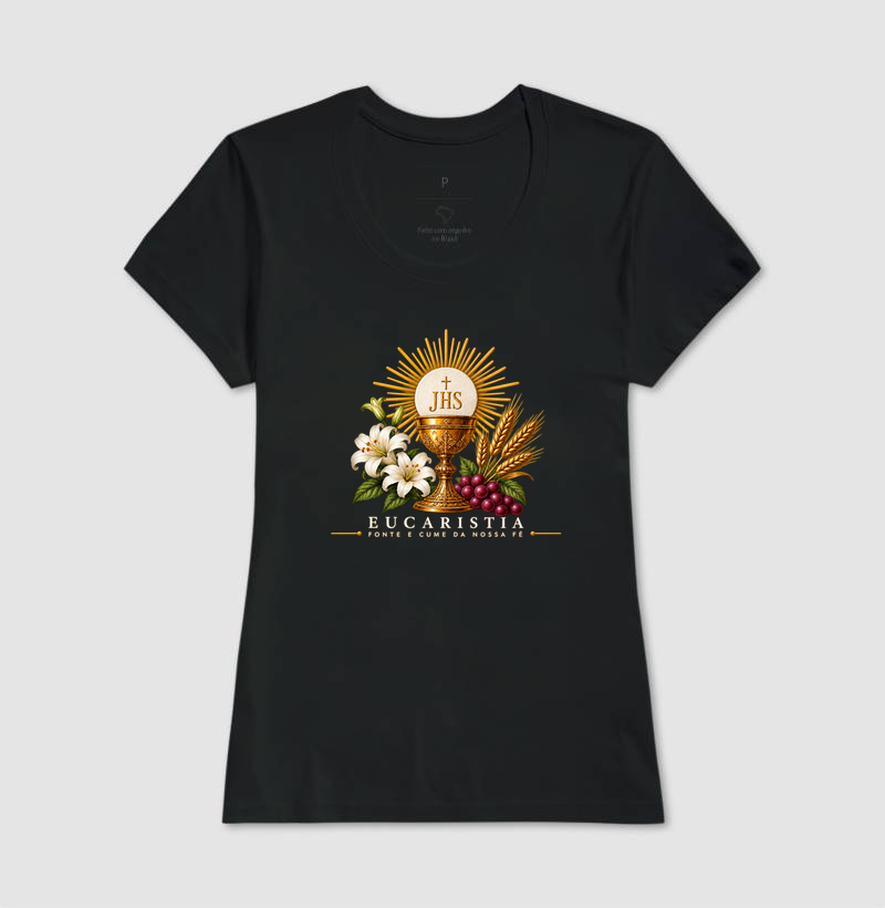 Camiseta Eucaristia, fonte e cume da nossa fé - Imagem 3