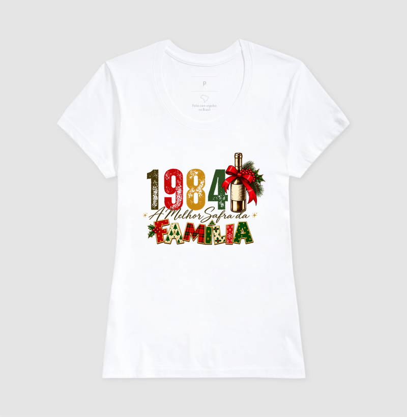 Camiseta Algodão Peruano A Melhor Safra da Família 1984 - Imagem 3