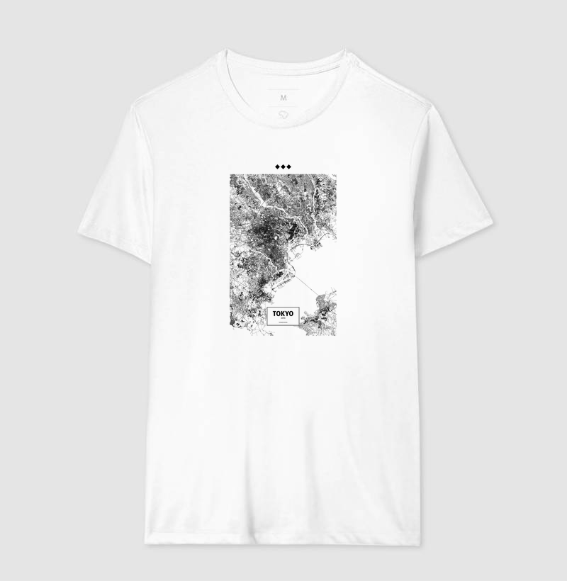 Camiseta Mapa Tokyo - Imagem 2
