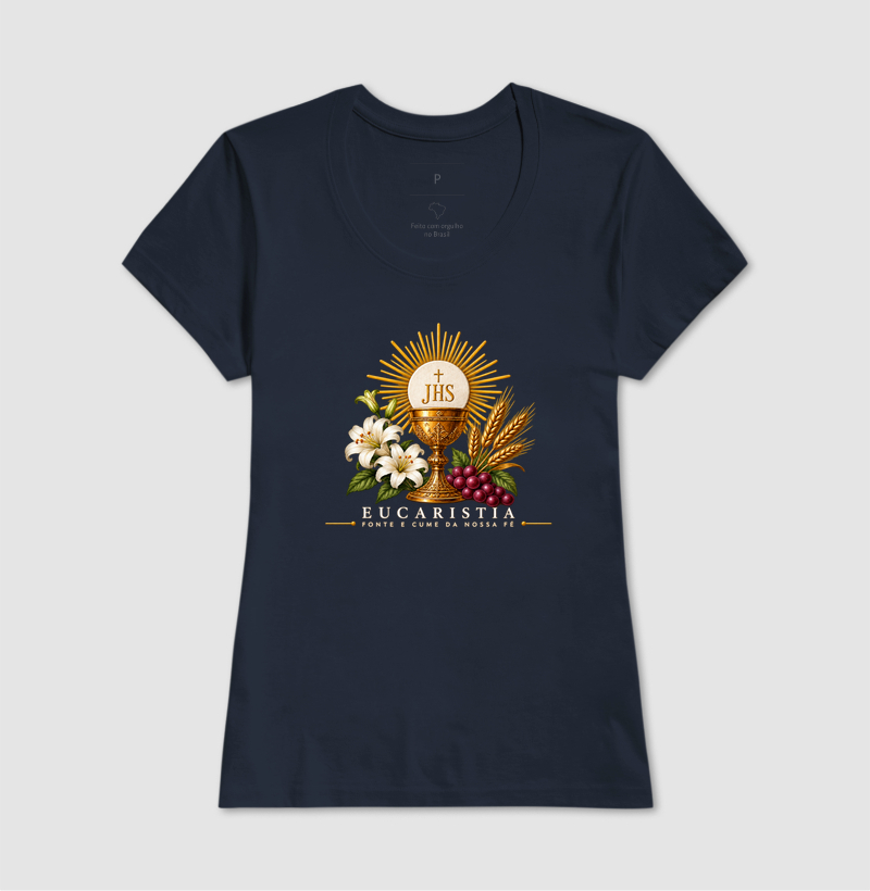 Camiseta Eucaristia, fonte e cume da nossa fé - Imagem 7
