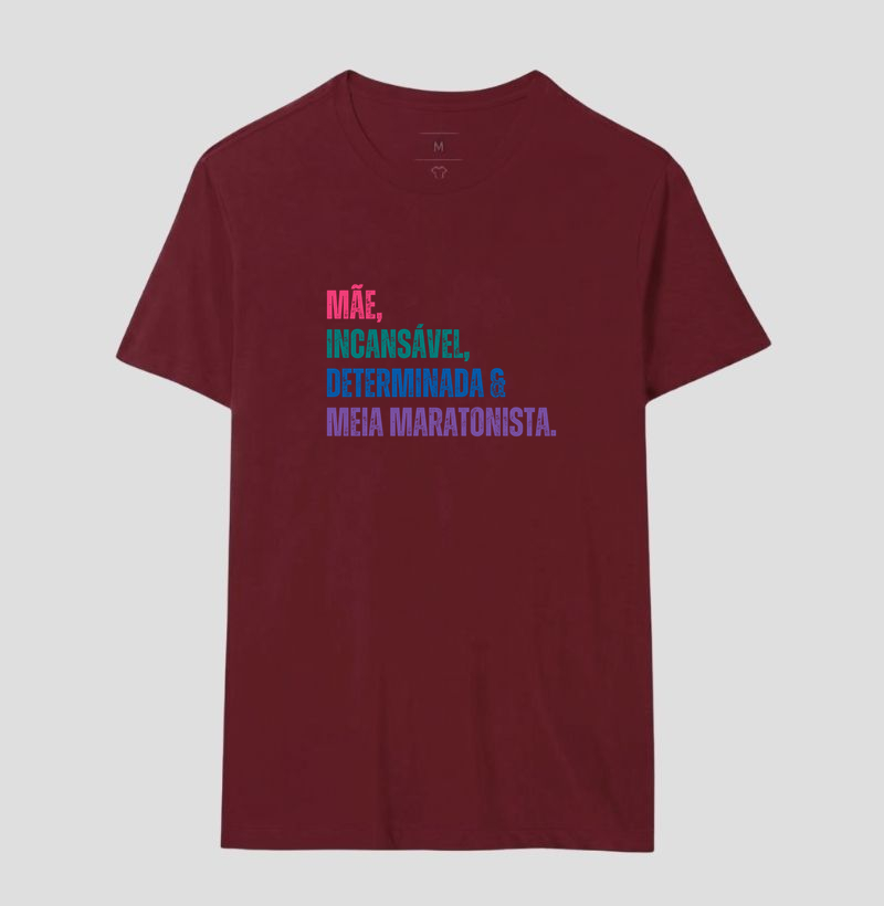 Camiseta Meia Maratona - Mãe, Incansável, Determinada e Meia Maratonista - Imagem 16