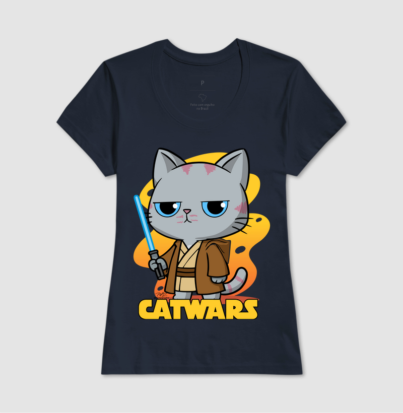 Camiseta Gato Sincero Jedi - Imagem 7