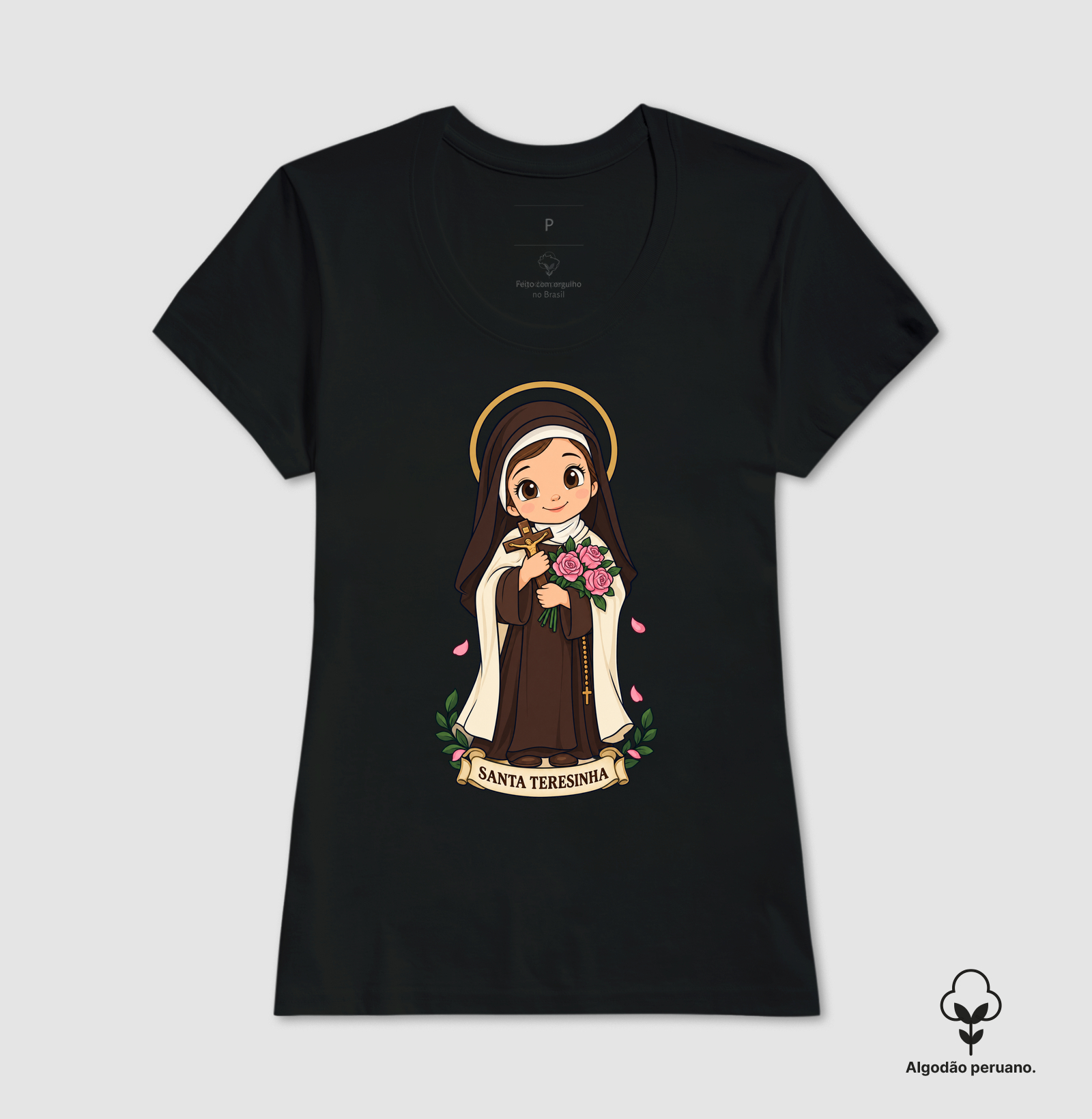 Santa Terezinha estilo chibi - Imagem 3