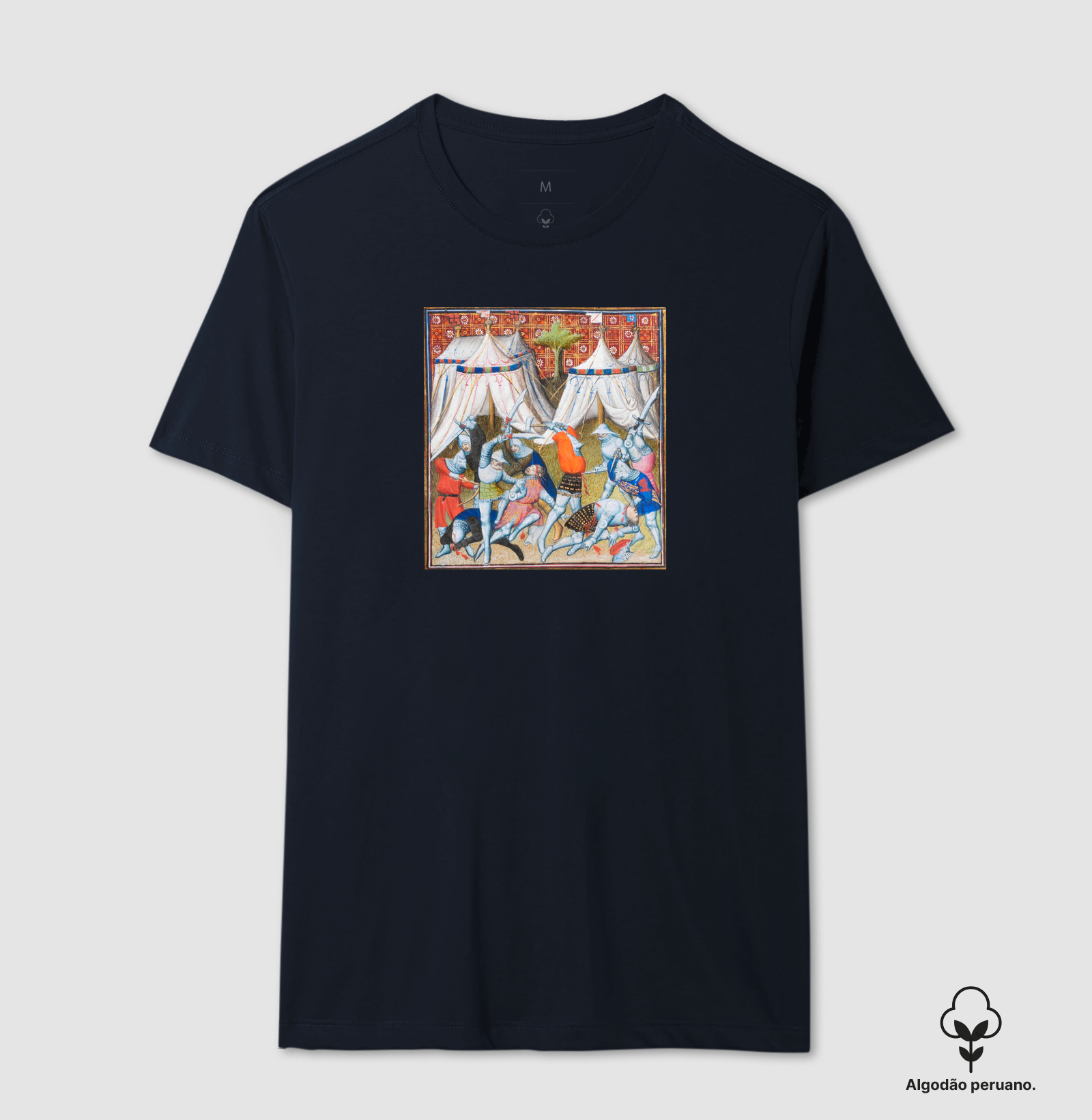 Camiseta Algodão Peruano A Noite das Lâminas – Conflito Medieval em Campo - Imagem 12