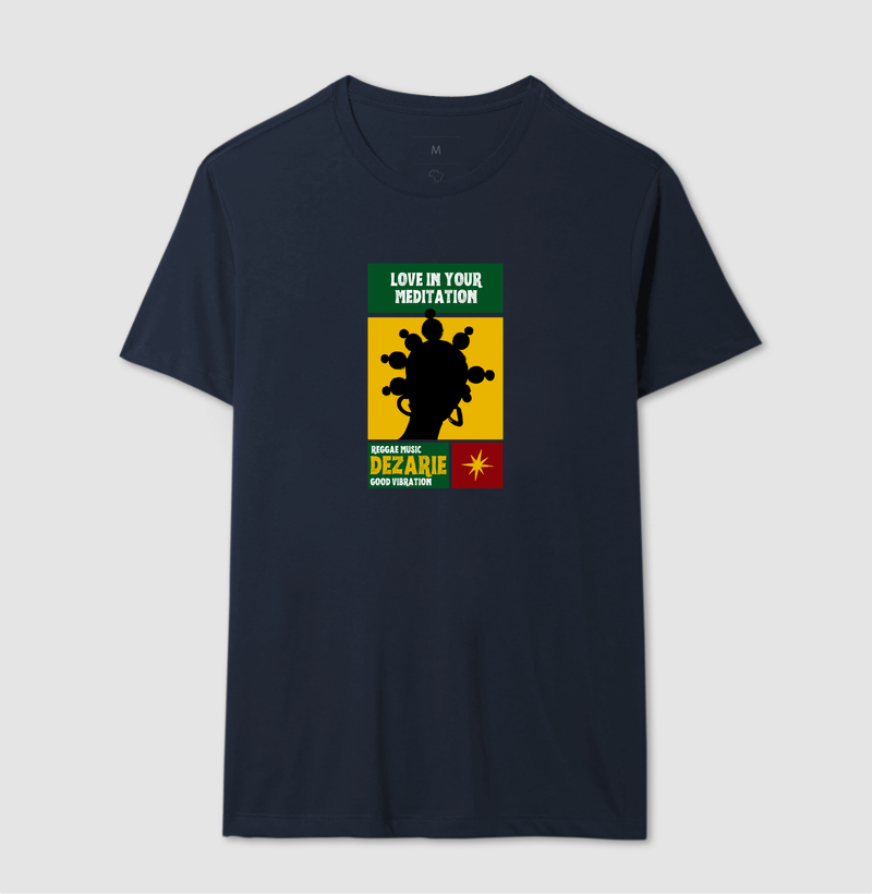 Love In Your Meditation. Coleção Reggae.  Masculino e feminino. Algodão Premium. - Imagem 7