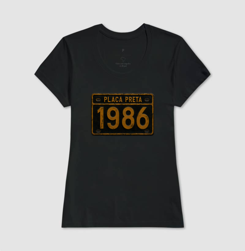 Camiseta Placa Preta 1986 - Imagem 3