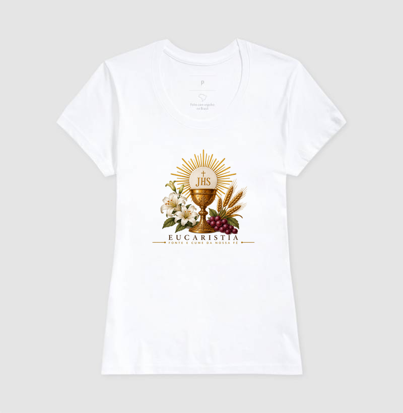 Camiseta Eucaristia, fonte e cume da nossa fé - Imagem 5
