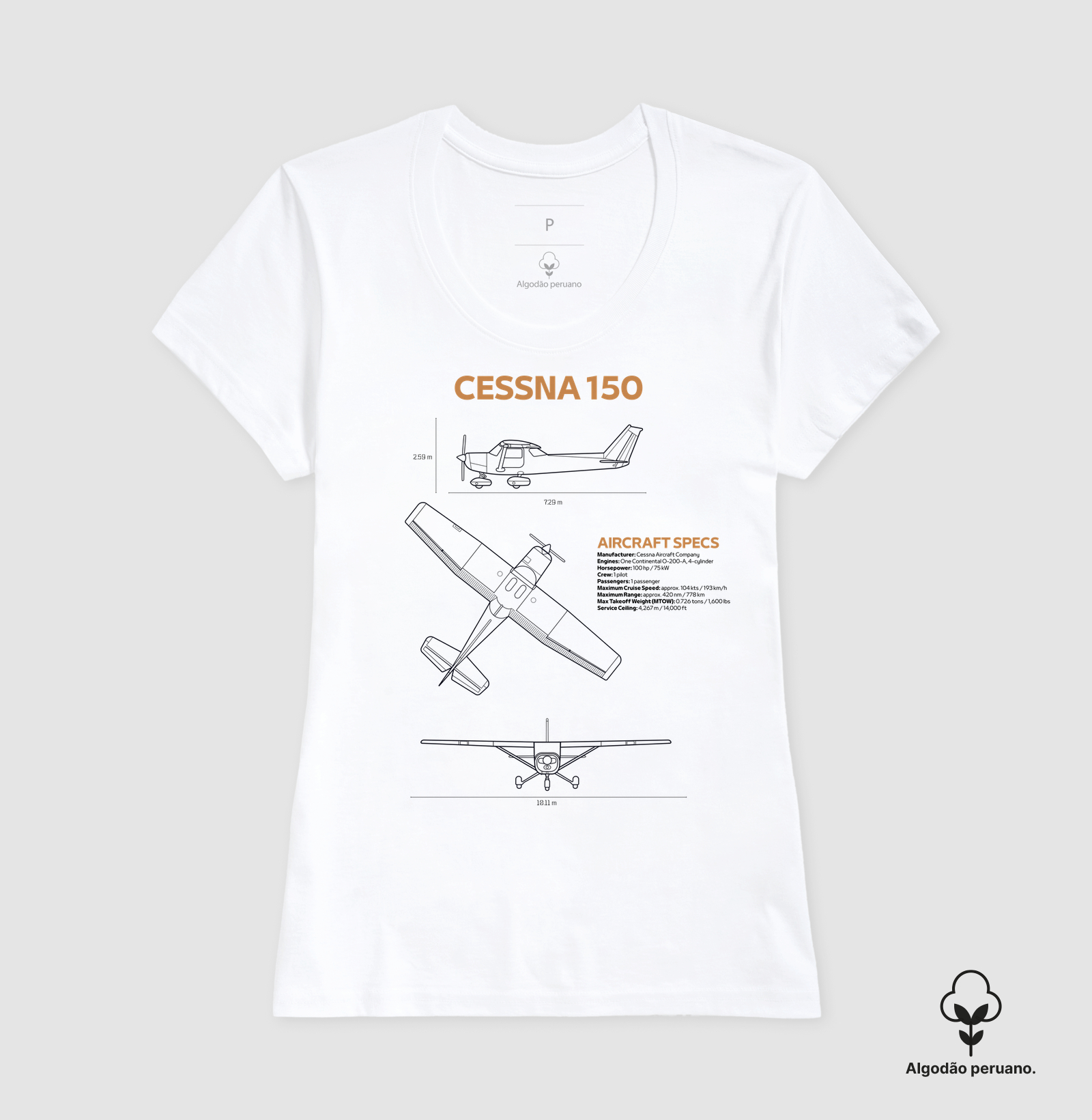 Cessna 150 | Blueprint - Imagem 5