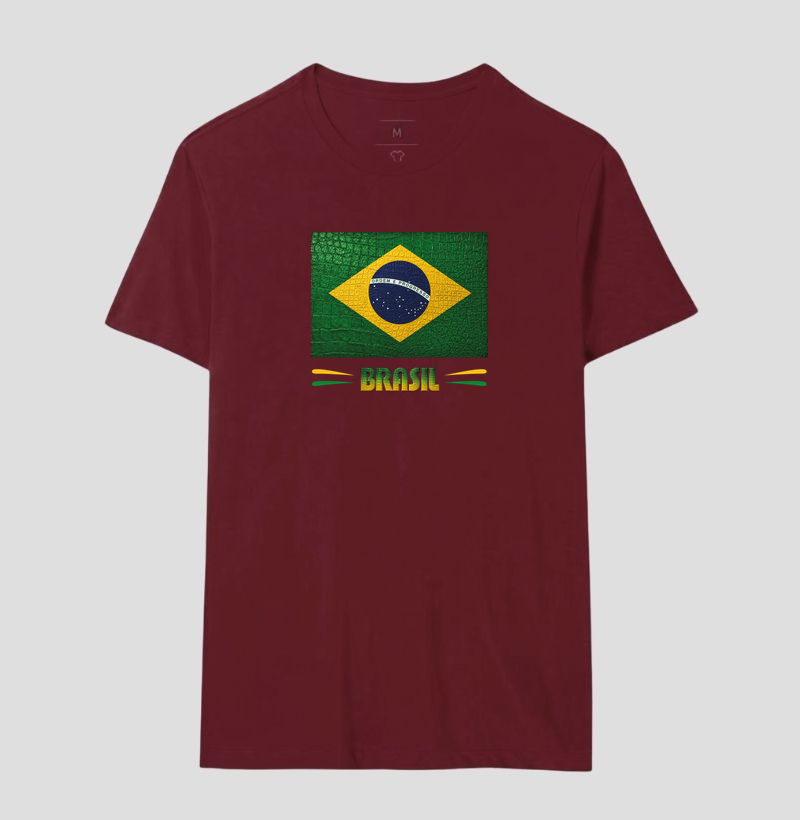 Camiseta Bandeira do BR estilizada (Masculina e Feminina) - Imagem 17