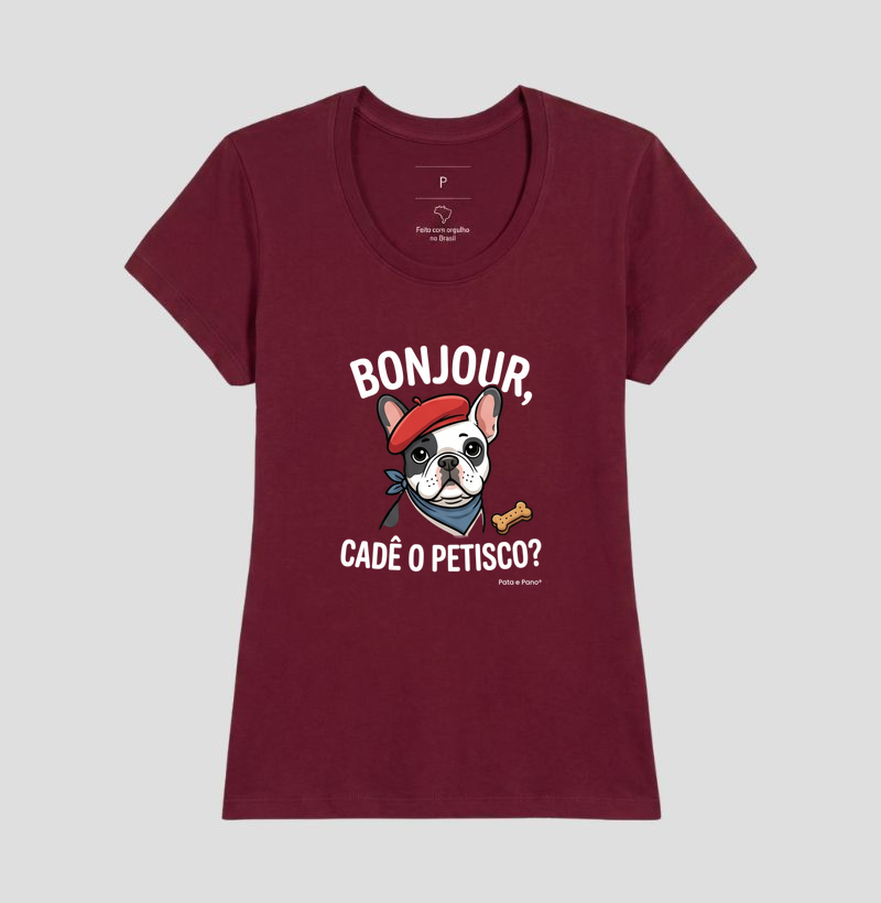 CAMISETA BULDOGUE FRANCÊS BONJOUR - Imagem 19