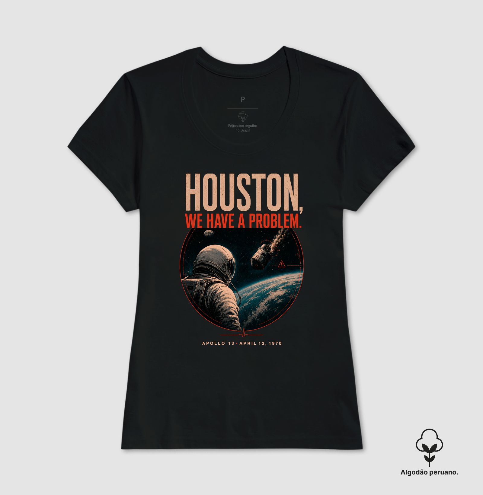 Camiseta - "We have a problem" - Imagem 4