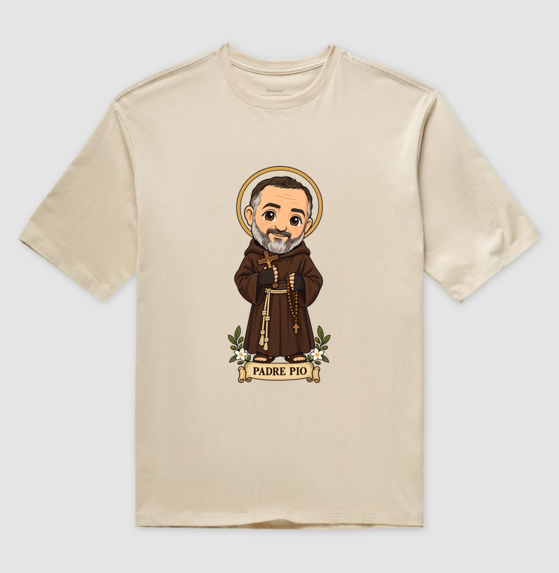Padre Pio estilo chibi - Imagem 3