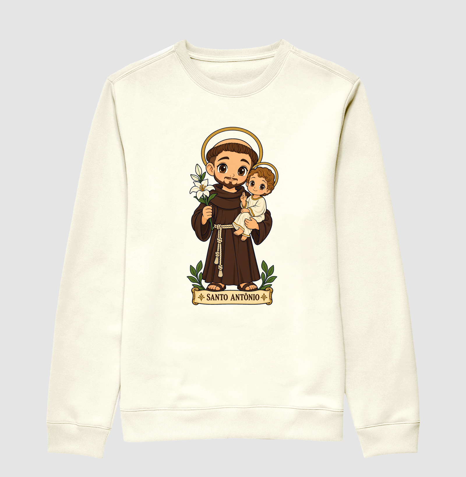 Santo Antonio estilo chibi - Imagem 2