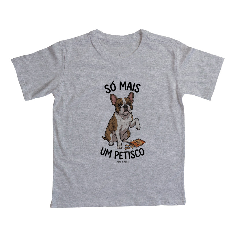 CAMISETA INFANTIL BULLDOGUE PETISCO - Imagem 3