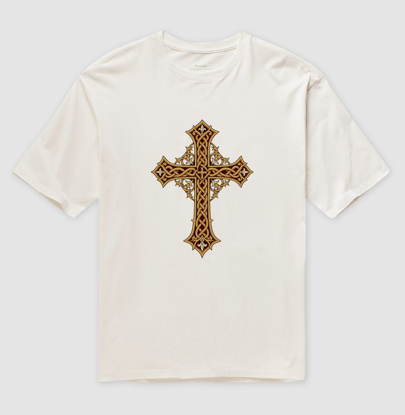Cruz Medieval de Entrelaces - Imagem 4
