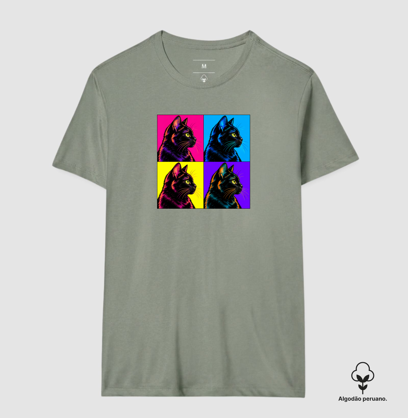 Gato Preto Pop Art - Imagem 9