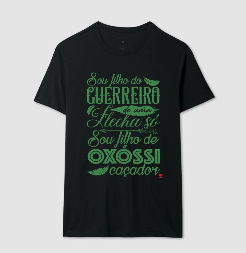 Camiseta Umbanda Orixá Oxóssi - Sou filho de um Guerreiro de uma flecha só - Imagem 2