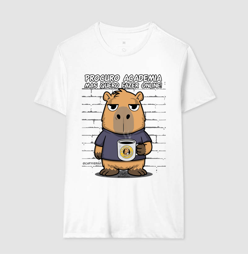 Camiseta Capivara Academia Online - Imagem 4