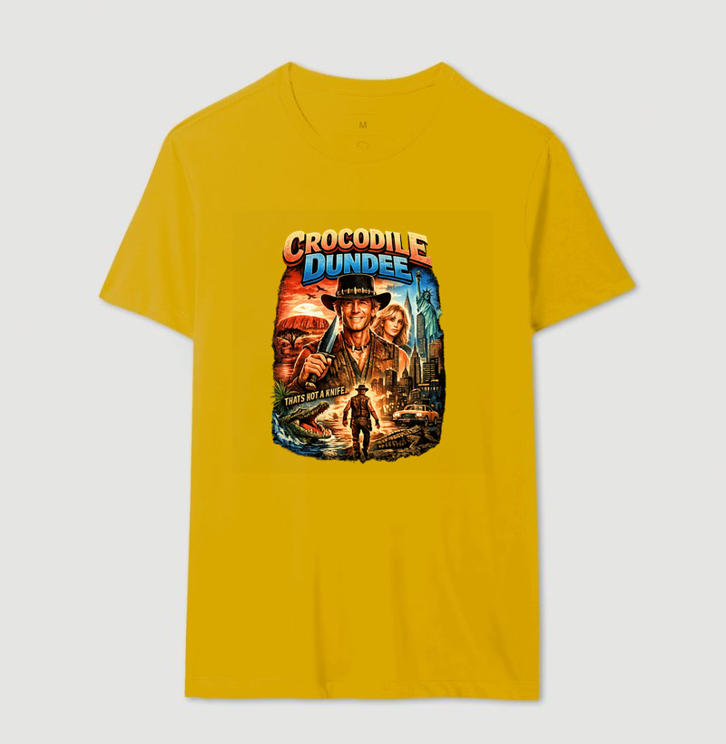 Camiseta Crocodilo Dundee Knife - Imagem 14