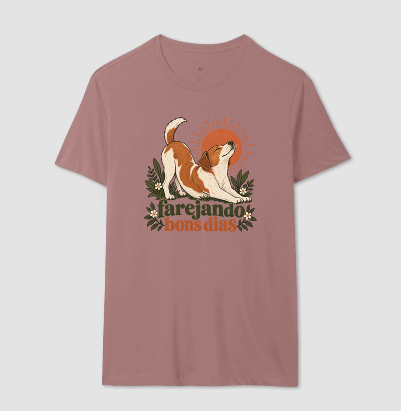 Camiseta Cachorro Manhã "farejando bons dias" | Pelo & Pano - Imagem 16