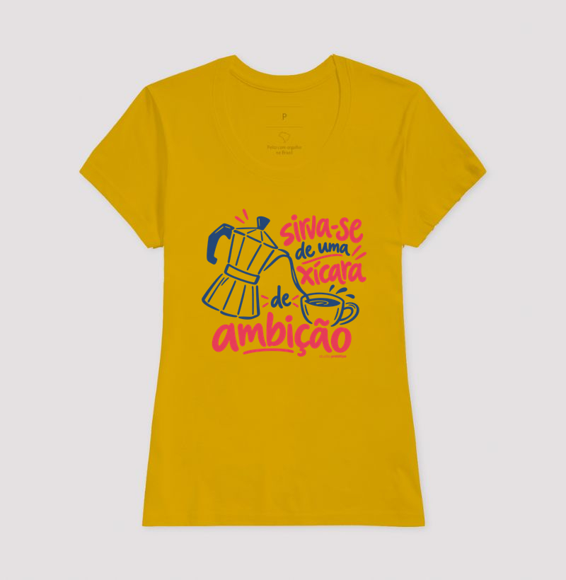 Camiseta Xícara de Ambição - Imagem 7