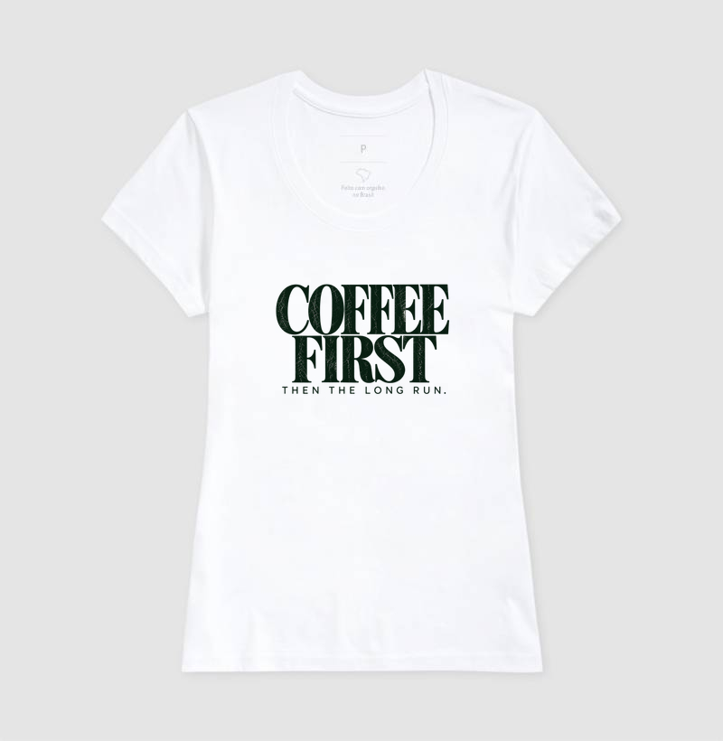 Camiseta Corrida - Coffee First Then The Long Run - Imagem 5