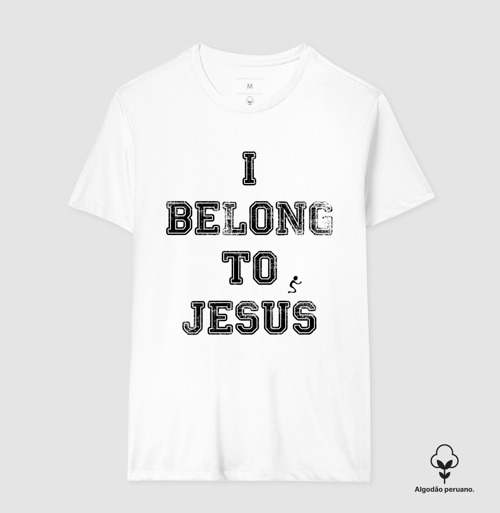 Camiseta Algodão Peruano I Belong to Jesus Pertenço a Jesus - Imagem 8