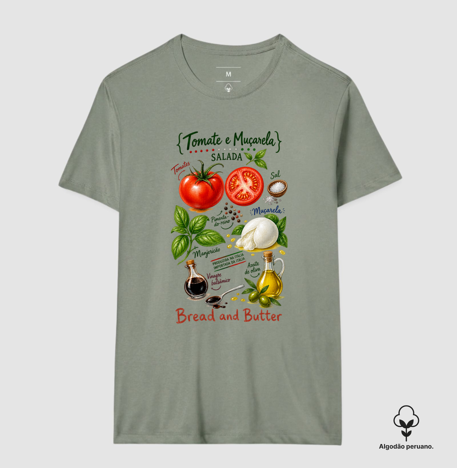 Camiseta Tomate & Muçarela - Imagem 3