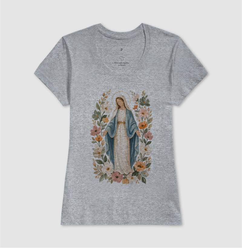Nossa Senhora das Graças com Flores - Imagem 12