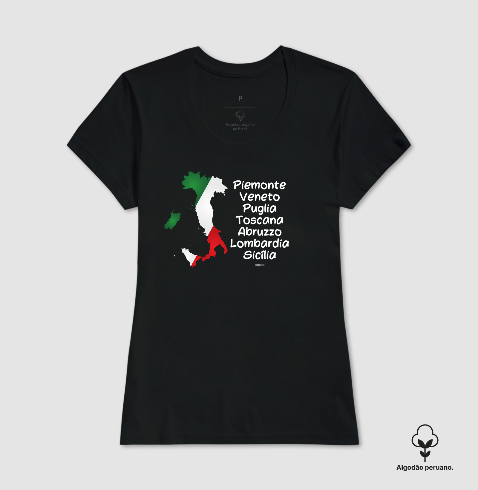 Camiseta Vinho - Regiões da Itália - Imagem 7