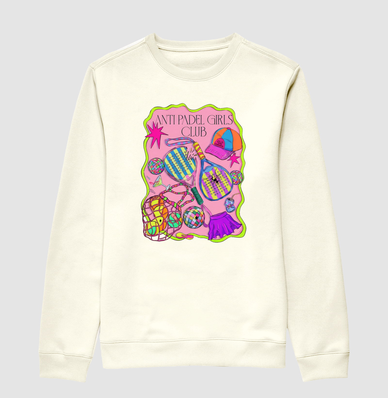 Camiseta Feminina Anti Padel Girls Club Rosa - Imagem 2