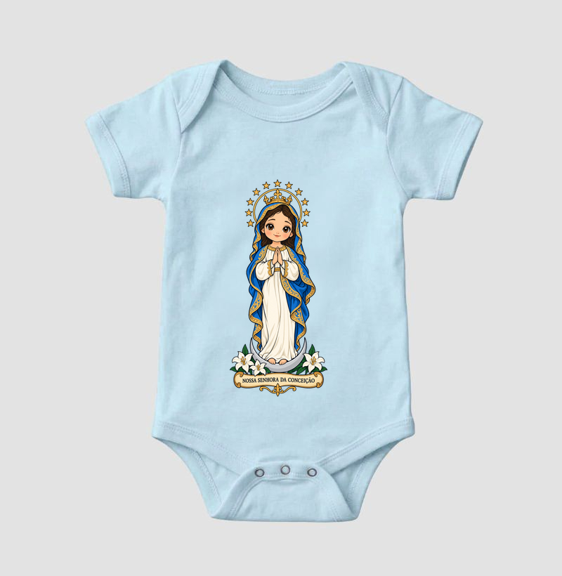 Nossa Senhora da Conceição estilo chibi - Imagem 4