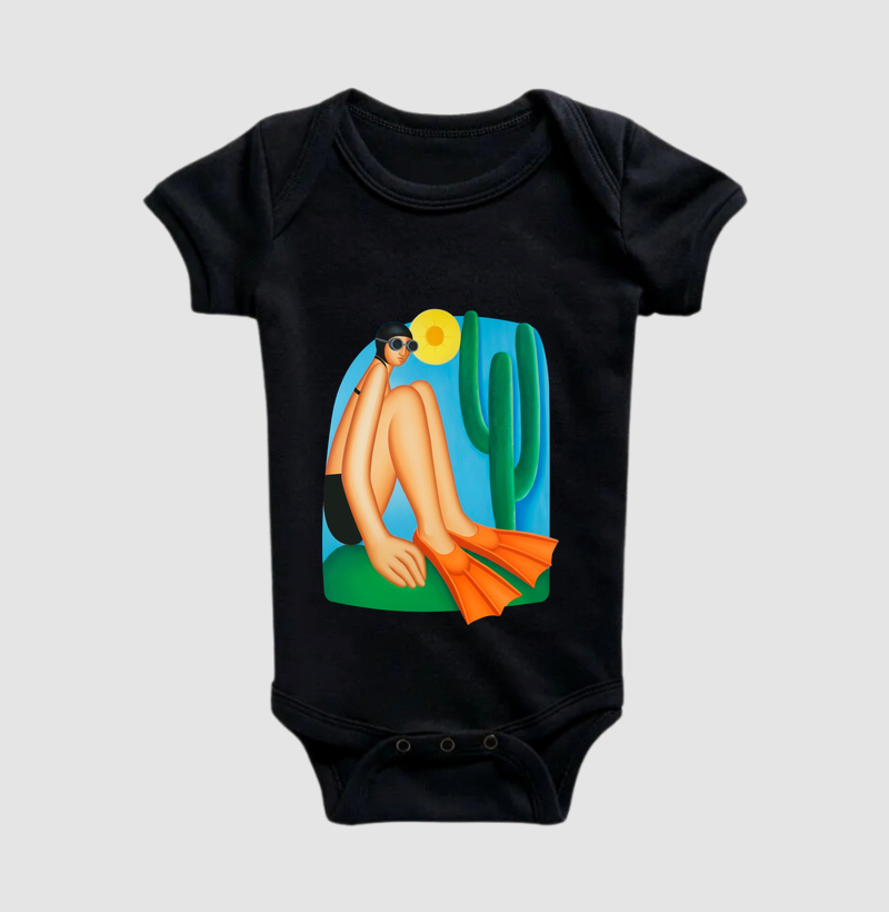 Body Infantil Natação - Arte Brasileira - Imagem 2
