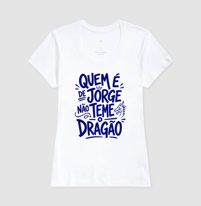 CAMISETA QUEM É DE JORGE - Imagem 3