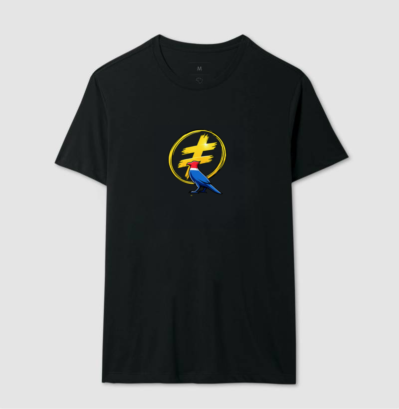 Camiseta com estampa “≠” e pássaro colorido — símbolo de diversidade e liberdade. Um manifesto de orgulho e inclusão para quem acredita na força das diferenças. - Imagem 2