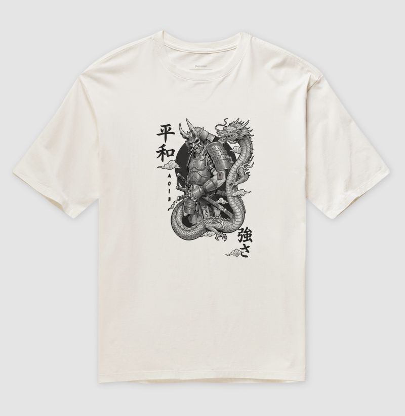 Camiseta Oversized Xogum | Gizé — Aion Abstract - Imagem 4