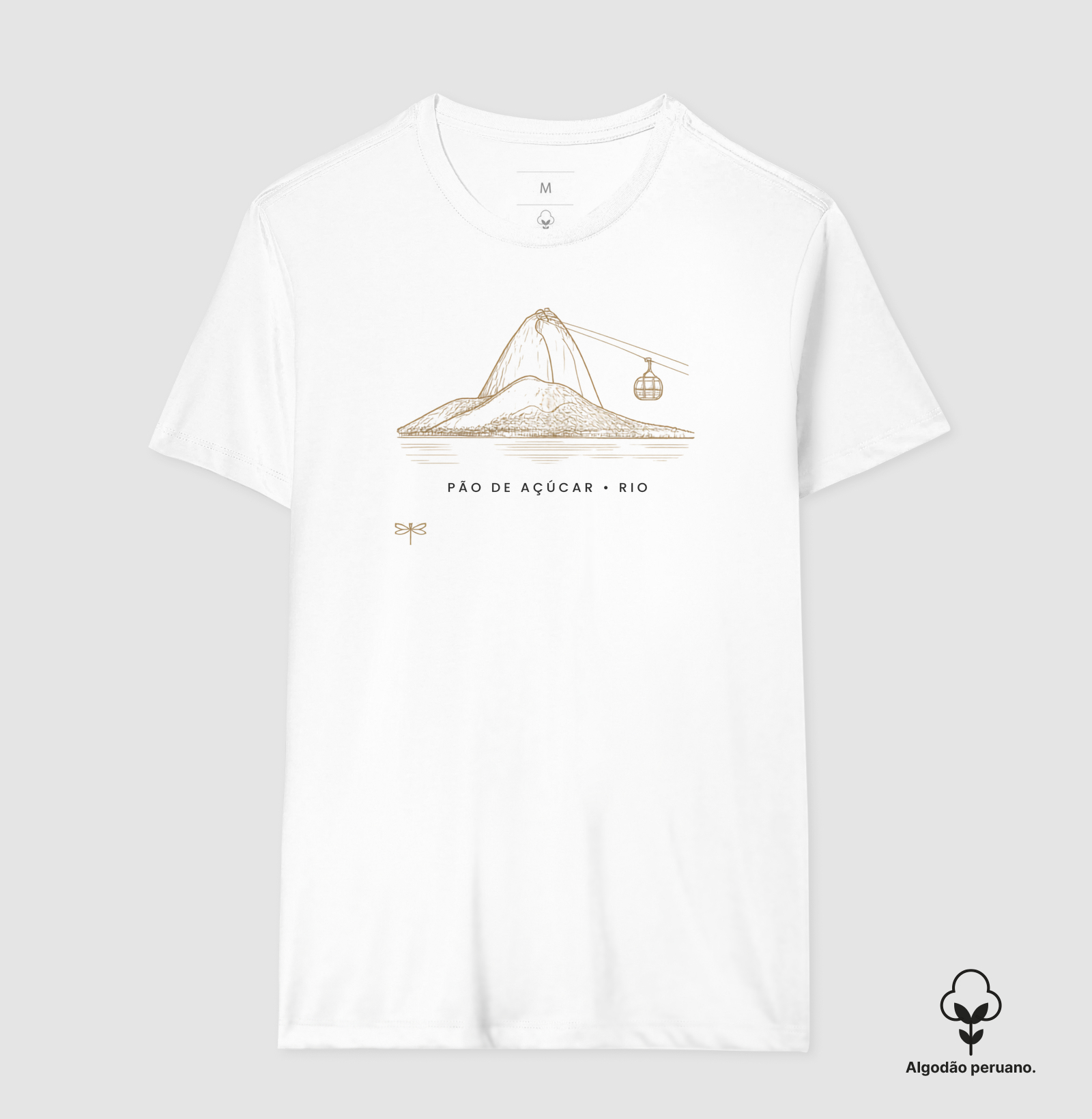 Camiseta Algodão Peruano Pão de açucar - Imagem 4