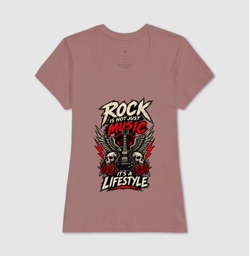 Camiseta Rock Is Not Just Music It’s a Lifestyle - Imagem 13