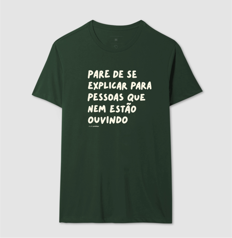 Camiseta Pare de Se Explicar - Imagem 12