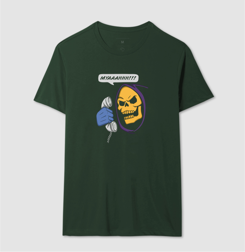 Camiseta Myah Phone Skeletor - Imagem 6