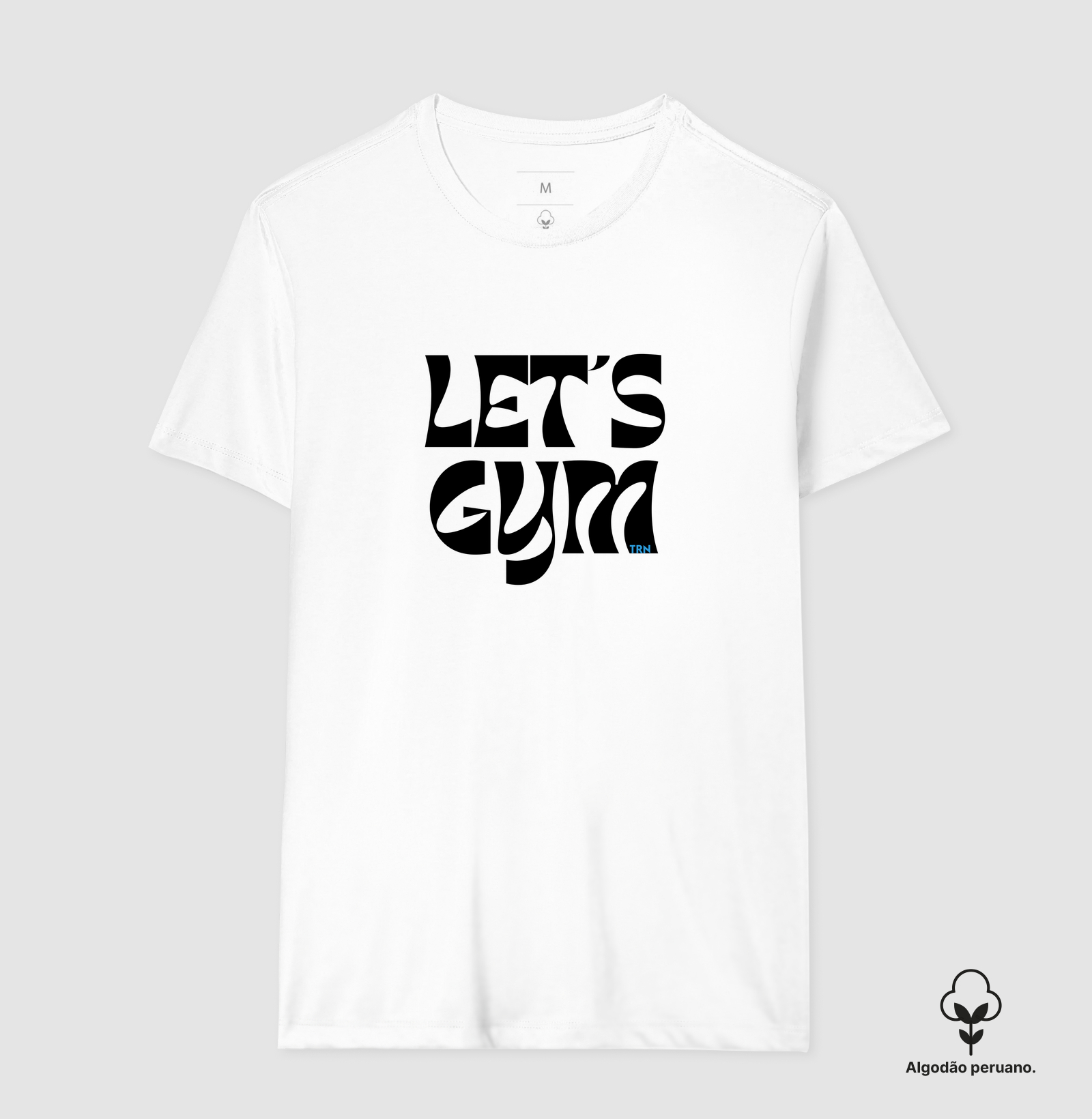 Camiseta Algodão Peruano LET'S GYM – TRN | Camiseta Premium Fitness para Academia - Imagem 5