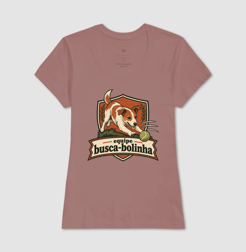 Camiseta Cachorro Bolinha "equipe busca-bolinha" | Pelo & Pano - Imagem 17