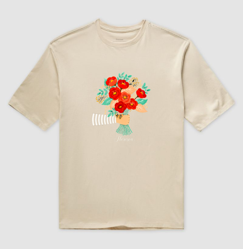 Camiseta Buquê de flores - Imagem 3