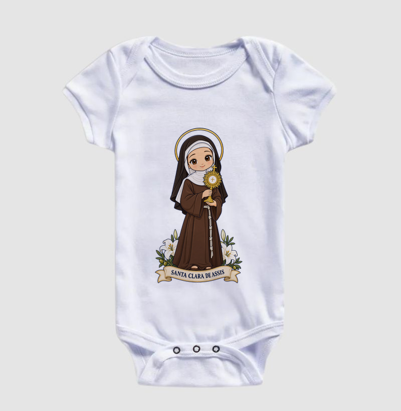 Santa Clara de Assis estilo chibi - Imagem 3