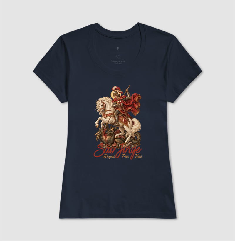 Camiseta São Jorge Rogai Por Nós - Imagem 7